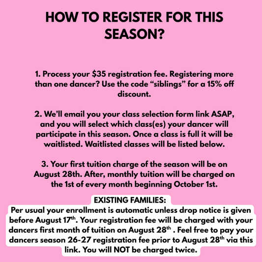 2026-2027 Season Registration
