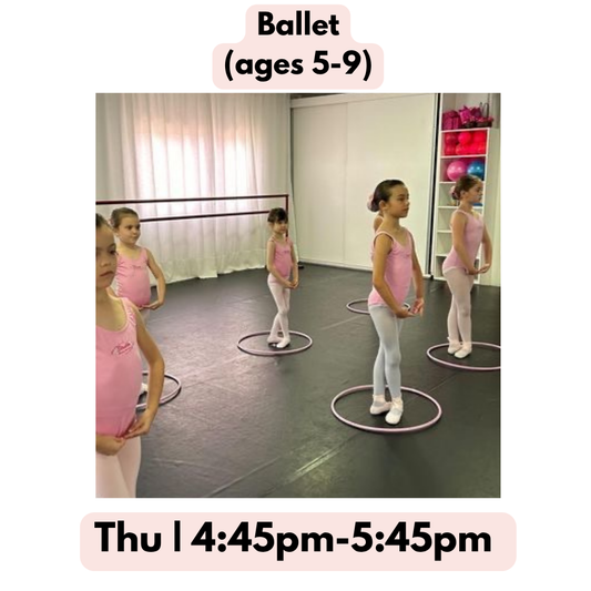 Ballet (ages 5-9) | Thu 4:45-5:45PM