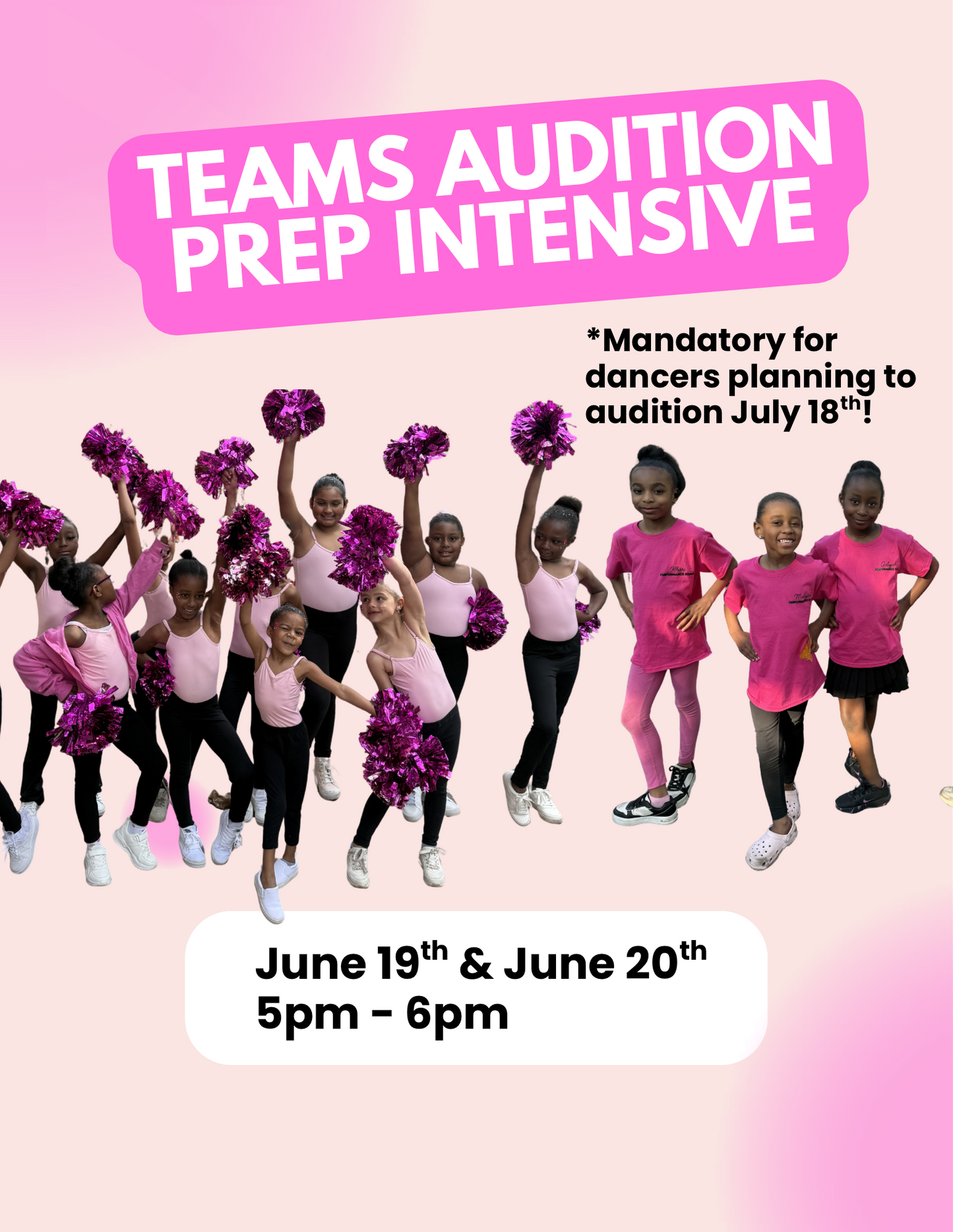 Teams Audition Prep Intensive (Jul. 10th & Jul. 11th)