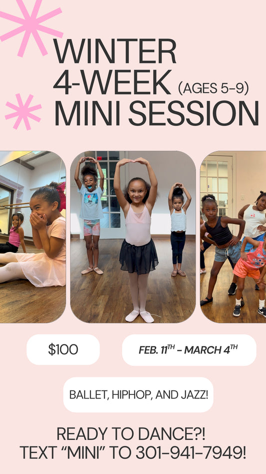 4 Week Winter Mini Session (ages 5-9)