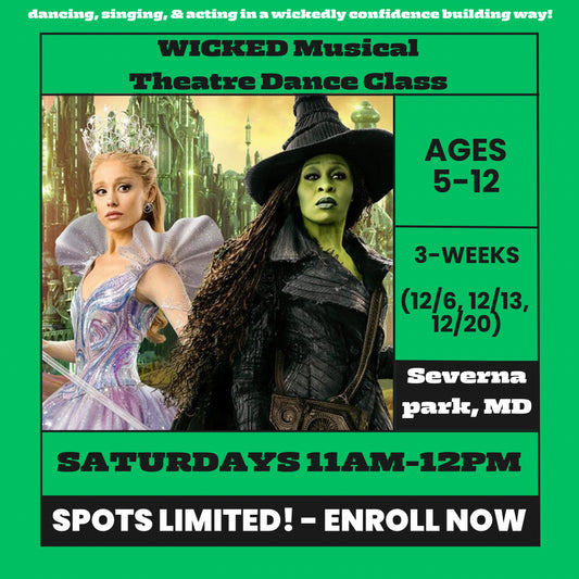 WICKED Musical Theatre Dance Mini Session (ages 5-12)