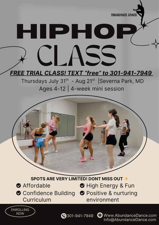 HipHop Mini Session (Ages 4-12)