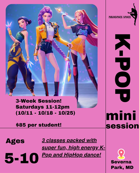 K-pop Dance Mini Session (ages 5-10)